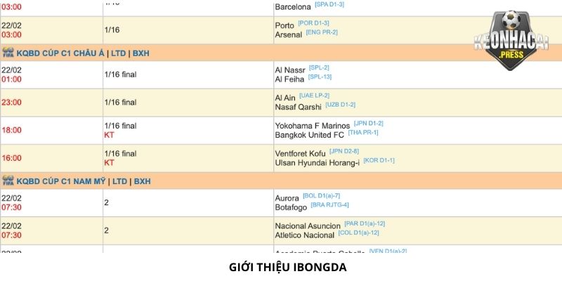Ibongda Là Gì? Vì Sao Nên Sử Dụng Trang Web? - gioi thieu ibongda la gi Giới thiệu về Ibongda là gì?